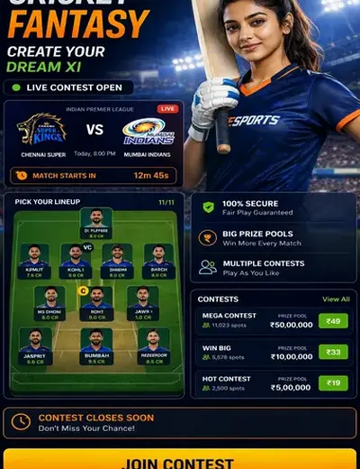 Hero11 (hero11) fantasy cricket & matchday visual 3